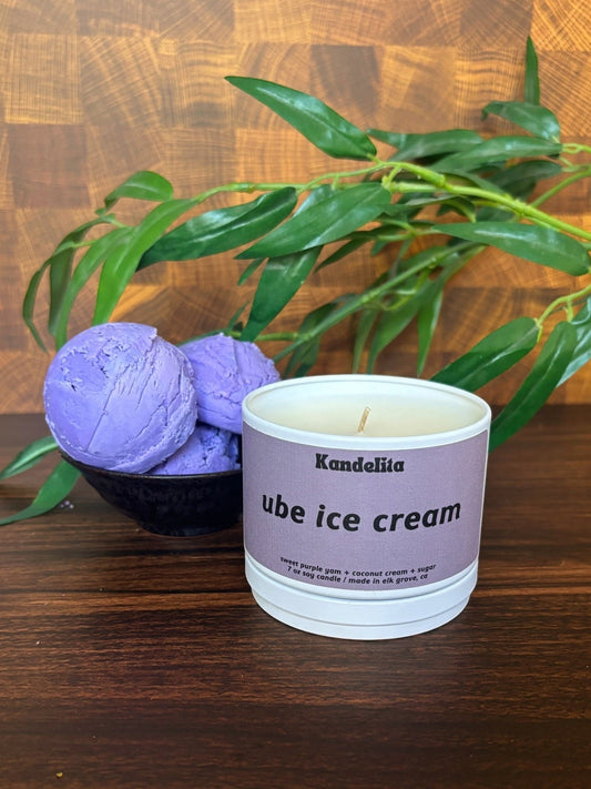Ube Ice Cream | Soy Candle