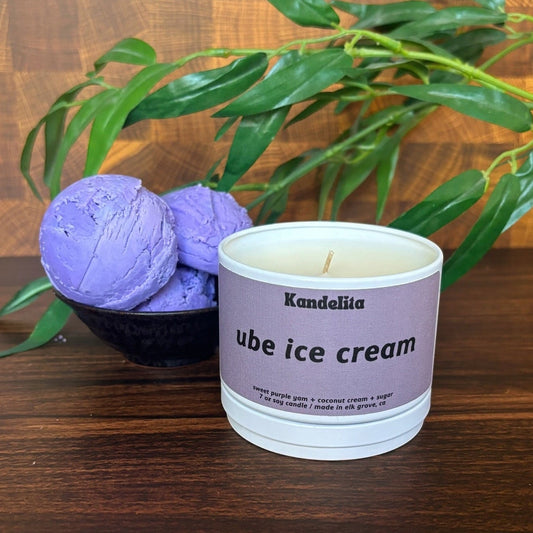Ube Ice Cream | Soy Candle