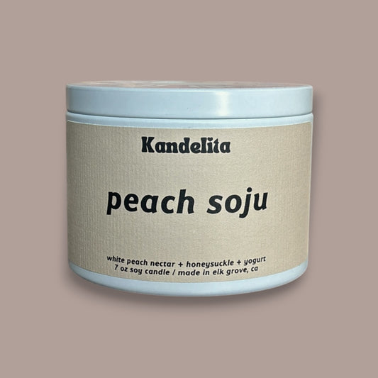 Peach Soju | Soy Candle