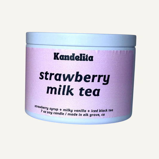 Strawberry Milk Tea | Soy Candle