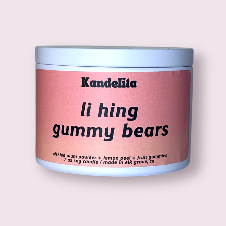 Li Hing Gummy Bears | Soy Candle