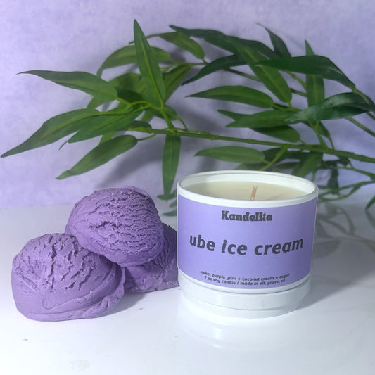 Ube Ice Cream | Soy Candle