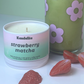 Strawberry Matcha | Soy Candle