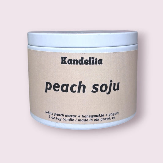Peach Soju | Soy Candle