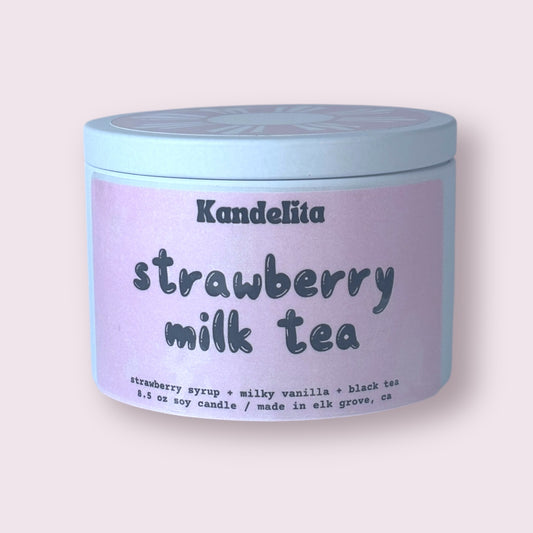 Strawberry Milk Tea | Soy Candle