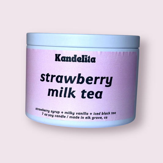 Strawberry Milk Tea | Soy Candle