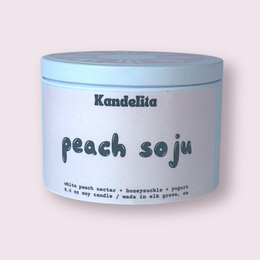 Peach Soju | Soy Candle