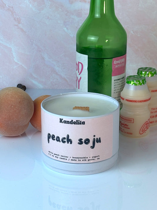 Peach Soju | Soy Candle