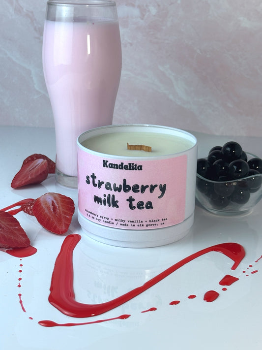 Strawberry Milk Tea | Soy Candle